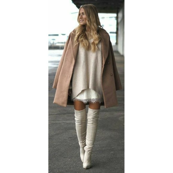 Madison Square Socialite Coat NEW with Tags Size S Camel Autumn Winter Chic - Picture 2 of 9